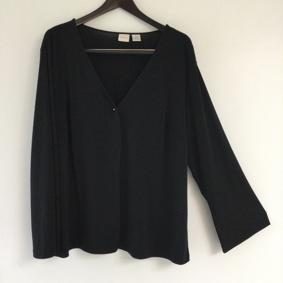 Merona 1X Black Cardigan